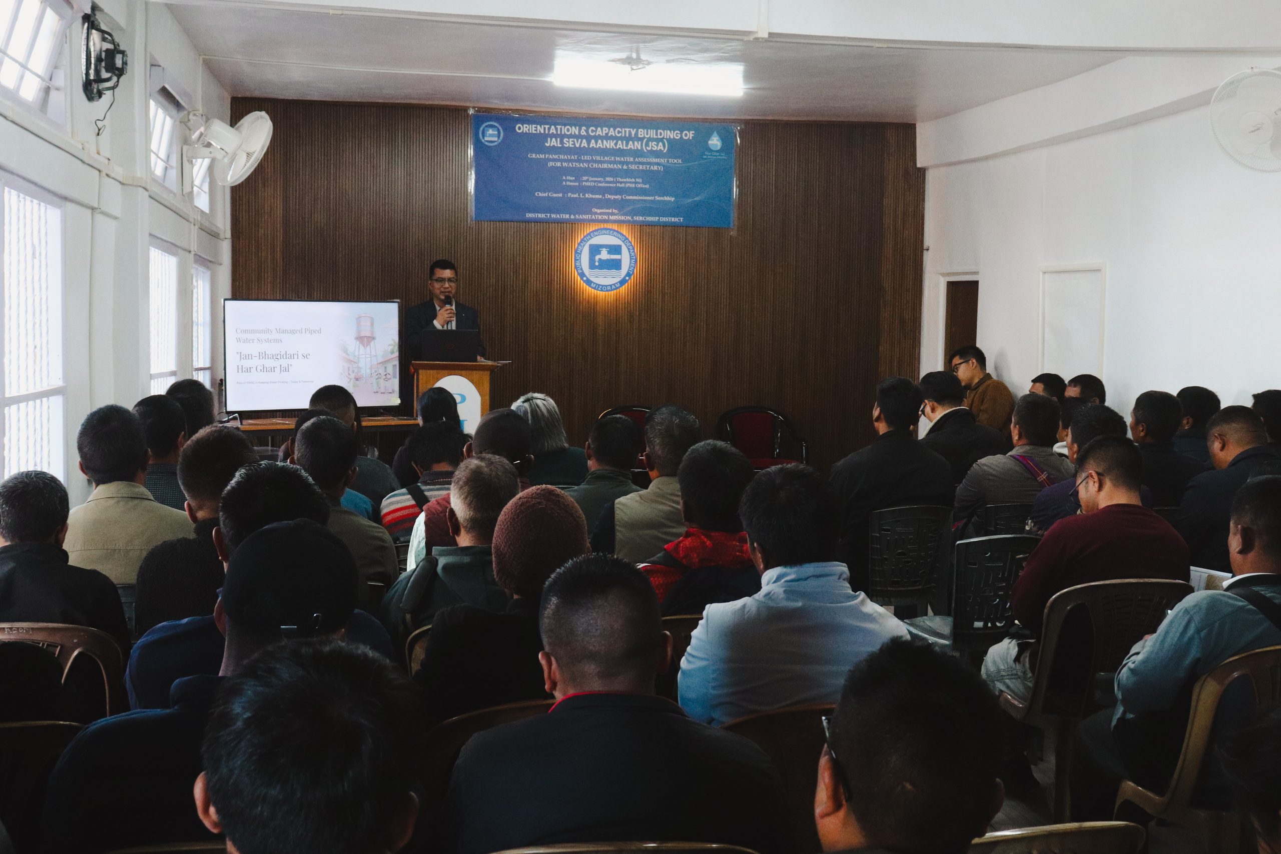 Orientation & Capacity Building of Jal Seva Aankalan (JSA) training neih a ni