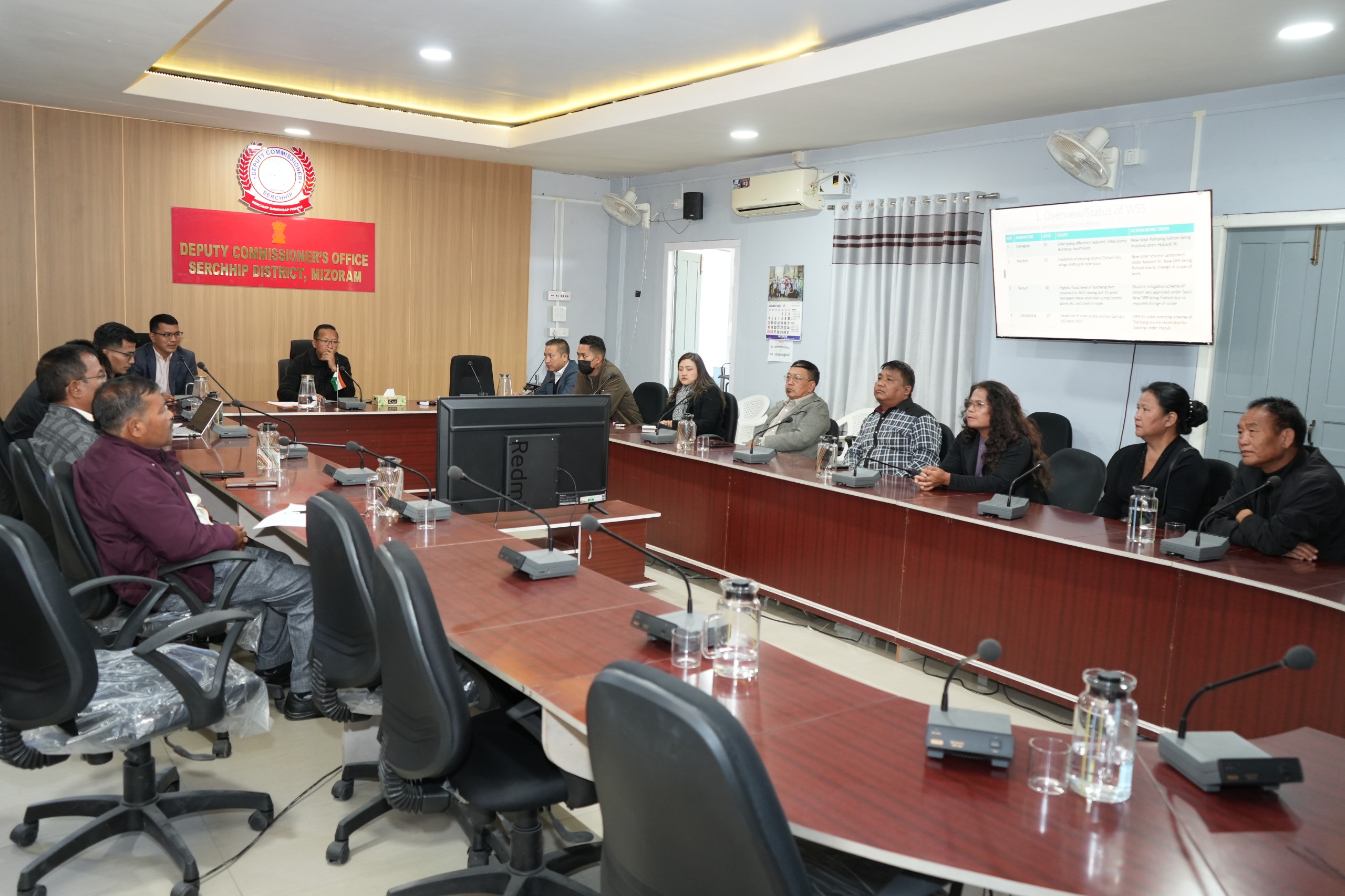 District Water & Sanitation Mission Meeting neih ani